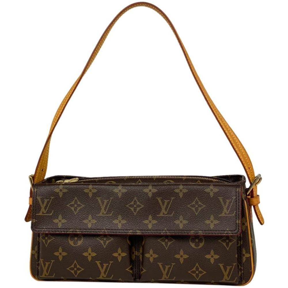 Louis Vuitton Viva Cite MM Shoulder Bag Monogram Brown